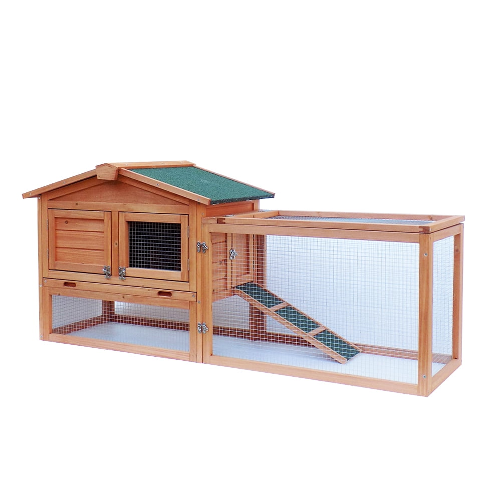 Zimtown 61 inch Guinea Pig Pet House Chicken Coop Rabbit Hutch Poultry