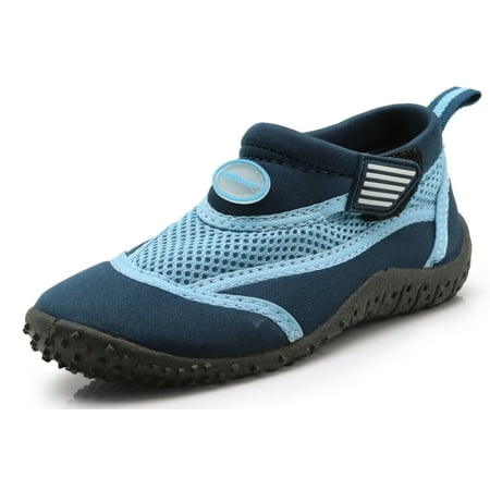 

Apakowa Boys and Girls Water Shoes Lightweight Comfort Sole Easy Walking Athletic Slip on Aqua Sock(Toddler/Little Kid/Big Kid)