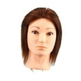 thumbnail image 4 of Bothyi Barber Mannequin Head Hairdressing Training Head for Cosmetology Brown, 4 of 8