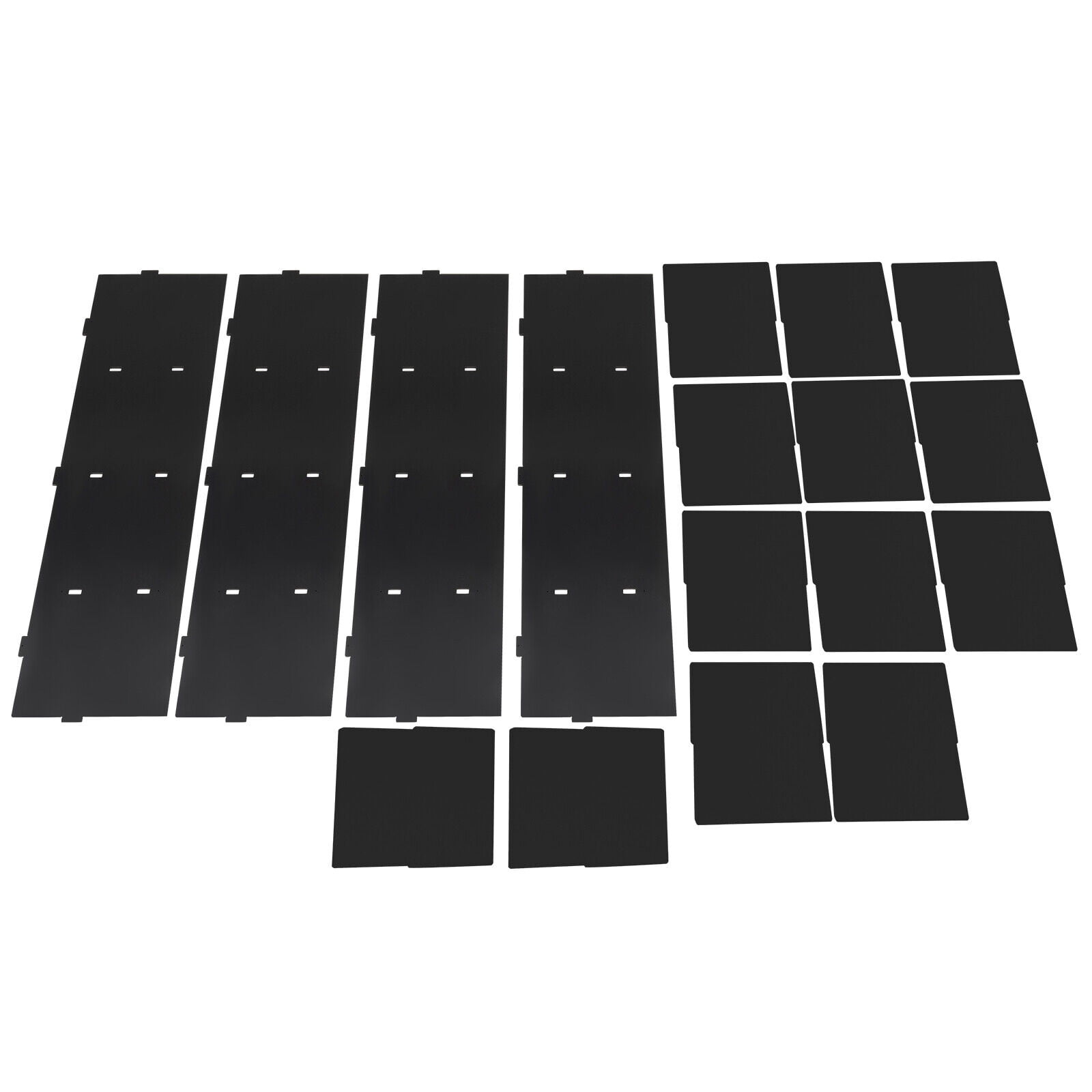 Desktop File Holder, Office Mailbox 36-compartment Literature Organizer Black Literature Organizer, 39.4*11.8*24in