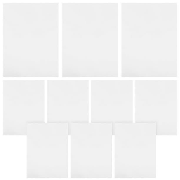 10 hojas de cinta adhesiva de doble cara transparente para insignias, pegatinas adhesivas de doble cara, almohadilla adhesiva de repuesto (A4)