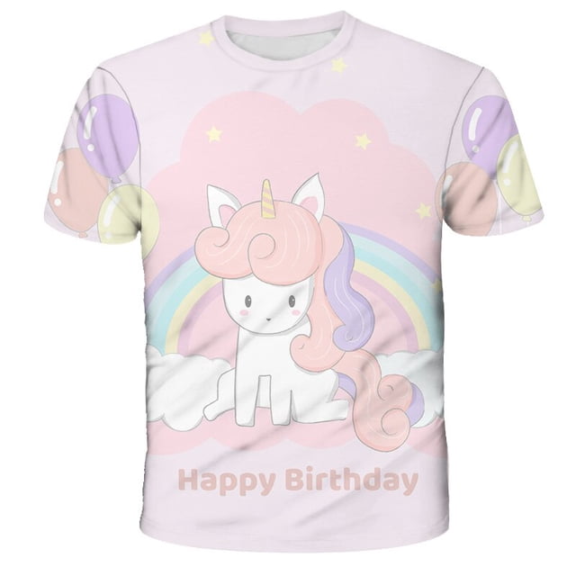 Summer Funny Print Women T-shirt Graphic Fashion Tshirt Unicorn Short Sleeve Female Summer Tops Woman T-shirt Humor Tshirt6T Gong Bohan LED