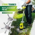 thumbnail image 2 of Flakaclsh Weed Eater Attachment, Universal Steel Wire Grass Trimmer Head (1, 3 Blades), 2 of 6