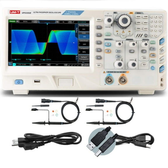 UNI-T UPO3352E 350MHz 2Ch MSO w/o Logic Pod Ultra Phosphor Digital Oscilloscope