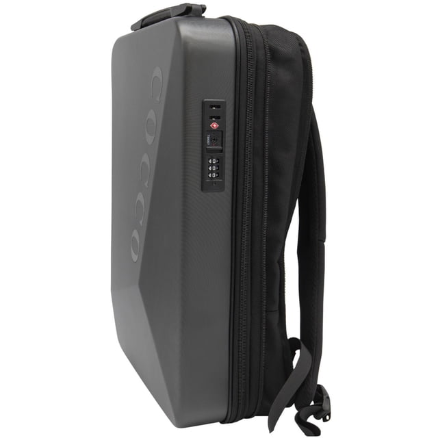 Mochila de Viaje Cocco Mobile Barber Station Negro con Cargador Portátil y Bloqueo TSA para Barberos