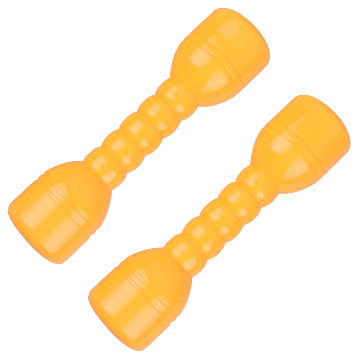 Raindrops 1Pair Yellow Exercise Dumbbells for Dance Gymnastics Durable Plastic Shell Design