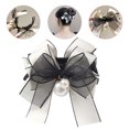 thumbnail image 4 of Pince à Cheveux Nœud Pince à Mâchoire Accessoire Cheveux Perle Barrette, 4 of 9