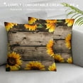 thumbnail image 3 of Shiartex Sunflowers Pillow Cushion Covers High-Quality for Sofa Couch Bedroom Car Chair Home Decor 1PC 22x22in, 3 of 5