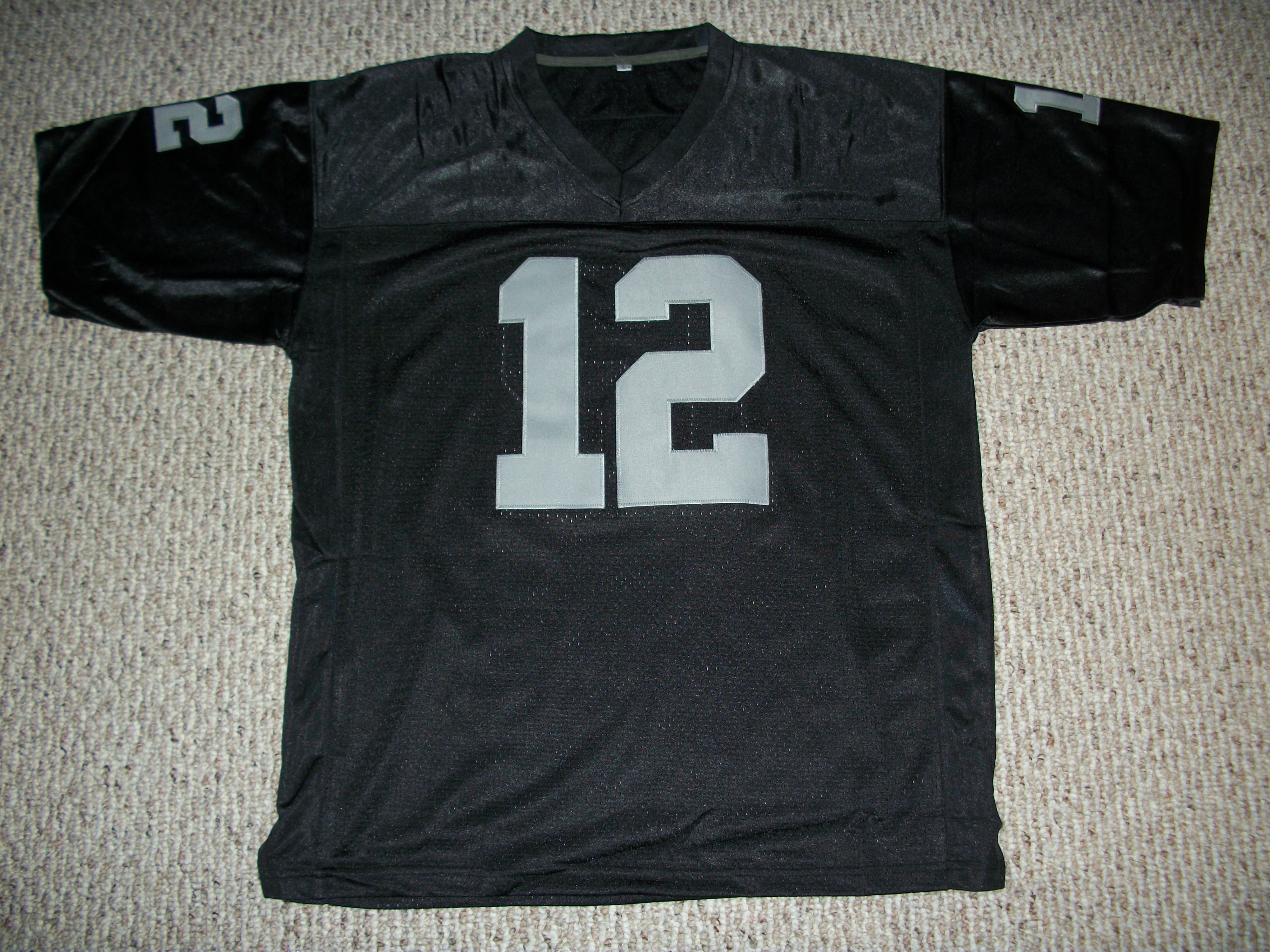 Unsigned Rich Gannon Jersey #12 Oakland Custom Stitched Black Football New  No Brands/Logos Sizes S-3XL 