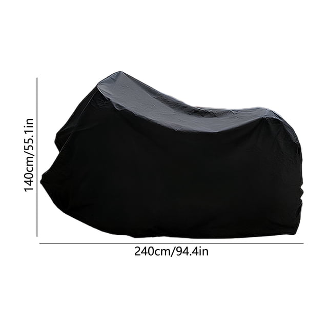 Sktrjpolfis Universal Motorcycle Bike Cover, Waterproof Sunproof Windproof, Polyester Vehicle Protection for Outdoor Indoor