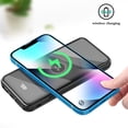 thumbnail image 2 of Fast Charging Power Bank with 4 USB Cables and 2 Inputs, Wireless Portable Power Bank for Travel Home Work, 2 of 8