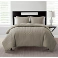thumbnail image 1 of VCNY Home Nina Comforter Set Full/Queen Taupe 3 Piece, 1 of 4