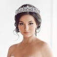 thumbnail image 3 of Bridal Crown Crystal Comb Hair Hoop Rhinestone Bride Headdress Wedding Hair Band, 3 of 8