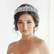 thumbnail image 2 of KAKOWELY Corona de novia con peine de cristal, aro para el pelo con diamantes de imitación, tocado de novia, banda para el pelo de boda, 2 of 4