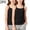 A191 Black, variant on 2 Pack Girls Camisole Sleeveless Spaghetti Strap Basic Tank Top Solid Color Soft Stretch Cotton Breathable Summer Active Wear Undershirts Daily Layering Clothes Apparel