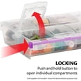 thumbnail image 3 of Craftmates Bead Organizer and Storage Container for Crafts and More, 14 Locking Compartments, (display), 3 of 6