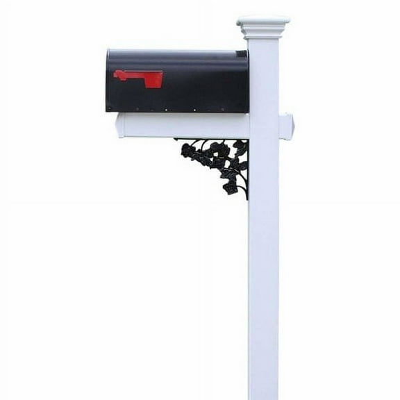 4Ever Products Carter Mailbox with Post, Weather-proof