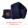 thumbnail image 3 of Sonducket Bufanda para niños Bufandas de invierno cómodas para mantener el calor Accesorios de ropa Accesorio de ropa con color simple para usar al aire Accesorios de disfraces Azul 120cmx8cm Sonducket AP009116-07, 3 of 6