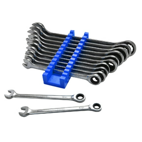 Astro Pneumatic Tool AO71012 8-19 mm Super-Thin Ratcheting Wrench Set - 12 Piece