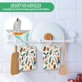 thumbnail image 6 of 2 Pack Pot Holders for Kitchen Heat Resistant Hot Pads Sets for Cooking Baking Christmas Spices and Holly Leaves, 6 of 7