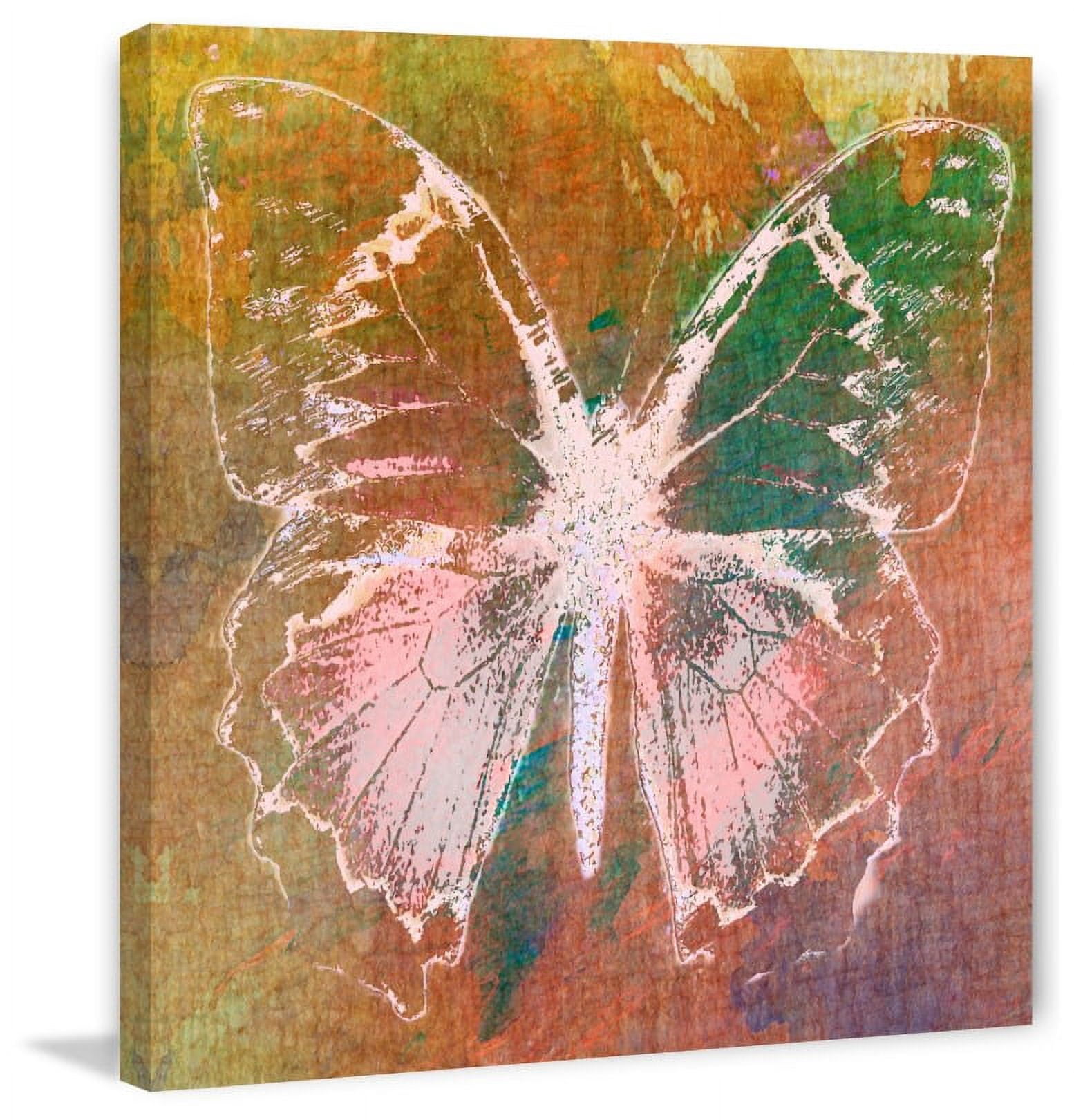 Marmont Hill - "Farfalla III" by Sia Aryai Painting Print on Wrapped Canvas