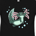thumbnail image 4 of Inktastic Cute Axolotl Swimming with Bubbles Boys or Girls Toddler T-Shirt, 4 of 5