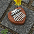 thumbnail image 2 of Mini Kalimba Mini Thumb Piano 8-Tone Portable Beginner Finger Piano Instrument D, 2 of 8