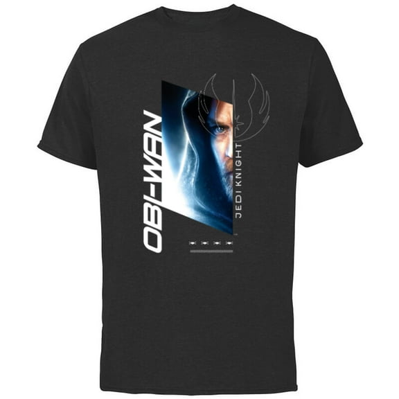 Star Wars Obi-Wan Kenobi Jedi Knight - Short Sleeve Cotton T-Shirt for Adults - Customized-Charcoal