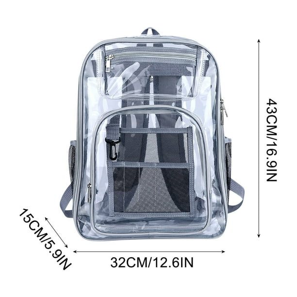 Clear Backpack Heavy Duty Large Pvc Transparent See Through  display picture 1