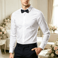 thumbnail image 6 of LIBRCLO Mens Shirts Long Sleeve Business Work Dress Shirts Casual Button Down Shirts, Size XS, 6 of 6