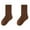 Coffee2, variant on ameIAEA Girls School Uniform Socks Kids Cotton Crew Ankle Socks Toddler Cute Dress Socks