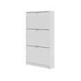 thumbnail image 3 of Pemberly Row 3 Drawer Engineered Wood Shoe Cabinet in White, 3 of 9