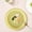 Yellow, variant on Multi-colored Plastic Round Plates Shatterproof Snack Plates Fruit Plates Kitchen Utensils Gadgets