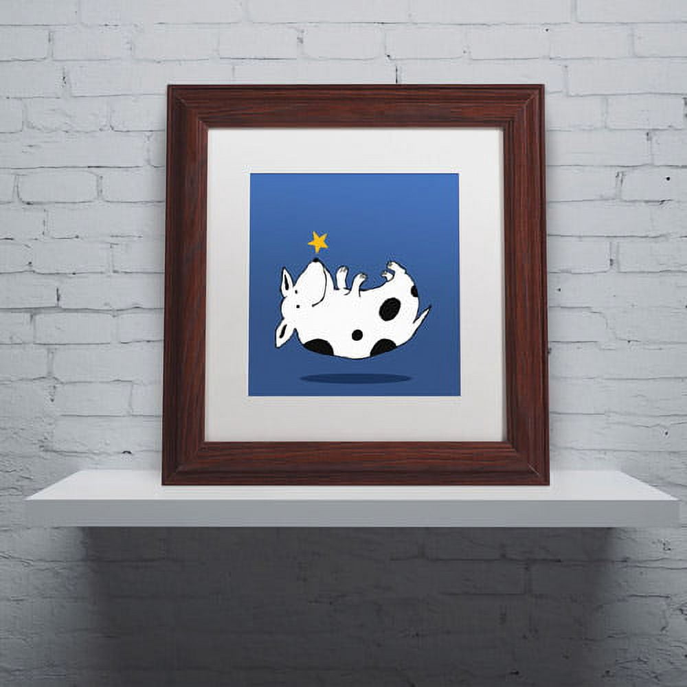 Carla Martell 'Star Dog' Matted Framed Art
