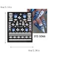 thumbnail image 2 of Rkxzt Clearance Sale Nail Art Sticker Christmas 5D Embossed Stereo Snowflake Adhesive Sticker Nail Art Sticker, 2 of 2