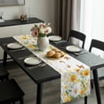 thumbnail image 2 of Yellow Spring Floral Table Runner 72 Inches Long, Pastoral Summer Botanical Daisy Kitchen Coffee Dining Table Decoration for Home Party Birthday Wedding Home Decor 13x72 Inches, 2 of 8
