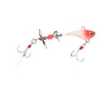 thumbnail image 2 of Señuelo de pesca artificial de simulación luminosa con lentejuelas y rotación de plumas, forma de pez VIB, 2 of 11