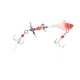 thumbnail image 2 of Señuelo de pesca artificial de simulación luminosa con lentejuelas y rotación de plumas, forma de pez VIB, 2 of 11