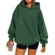 thumbnail image 2 of Sudaderas con Capucha de Gran Tamaño para Mujer, Sudaderas Cómodas, Conjuntos de Moda de Otoño, Blusas Casuales, Ropa de . Verde Oscuro M, 2 of 6