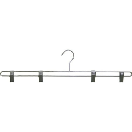 INTERNATIONAL HANGER Extra Long 22 inch Metal Bottom Hanger, 25 Pack