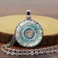 thumbnail image 4 of Vintage Alloy Acrylic Watch Dial Pendant Necklace For Women, 4 of 6