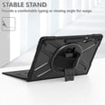 thumbnail image 2 of TECH CIRCLE Case for Samsung Tab S8 Ultra: Heavy Duty Rugged Military Grade Shockproof Case for Galaxy Tab S8 Ultra 14.6 Inch 2022 with 360° Stand  [Handle] [S-Pen Holder], Black, 2 of 9