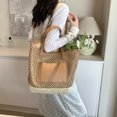 thumbnail image 3 of Bolso Tejido Elegante Mano Paja para Mujer Hueco Fiesta Y, 3 of 8