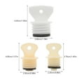 thumbnail image 2 of Beaupretty 3Pcs Hot Water Bottle Caps Small Sealing Stoppers Assorted Colors for Hot Water Sack, 2 of 8
