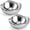 2-6.3 Inch, variant on 2 8 Inch Stainless Steel Decorative Bowl Set for Candy, Keys, and Storage