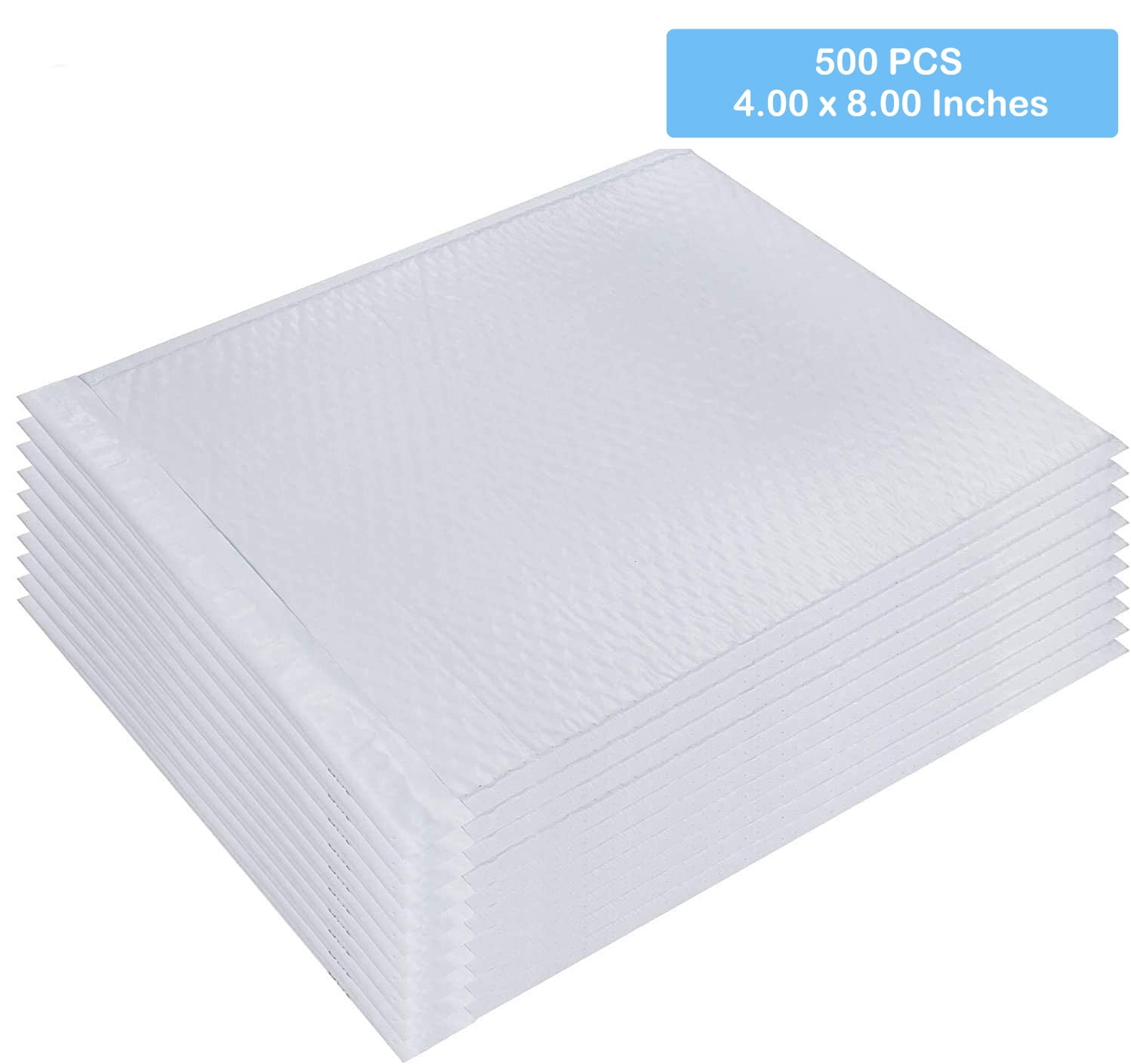 2000 #000 4x8 Poly Bubble Mailers Padded Envelope Shipping Supply Bags 4" x 8" 