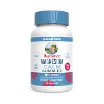 MaryRuth Organics Adult Magnesium Calm Gummies for Bone and Joint Health, Mineral Supplements, Hibiscus, 30 Count