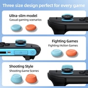 Thumb Grips for Nintendo Switch 2 (2025 Upgraded Anti-Slip), Thumb Grip Caps Enhanced Gaming Grip, Comfortable & Durable