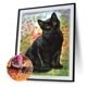 thumbnail image 1 of Cuadros Decorativos Kit de póster de gato negro 5D con pintura de diamante de taladro redondo completo (NH2053), 1 of 1