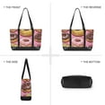 thumbnail image 6 of FORMRS Canvas Laptop Tote Bag for Women with 15.6" Computer Compartments Shoulder Handbag, Cute Doughnuts Pattern, 6 of 7